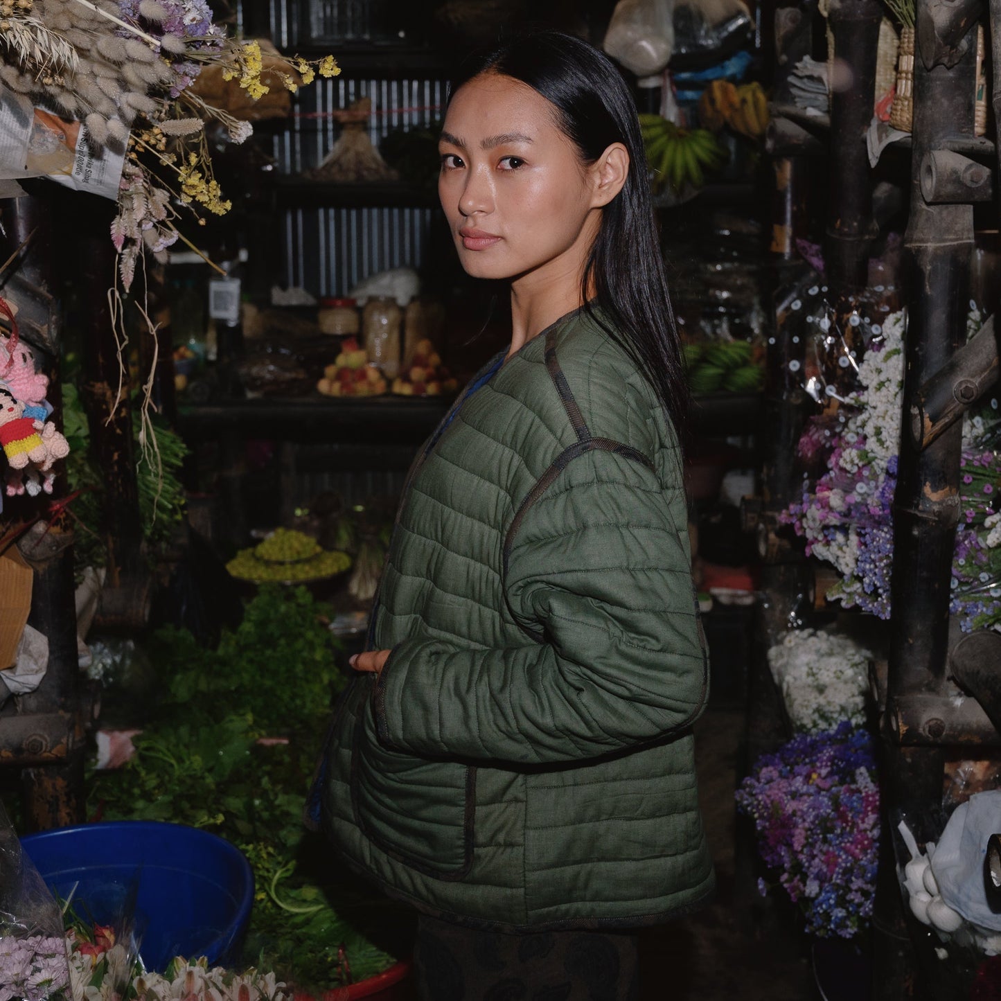 Lazlo Jacket in Paisley Pipings
