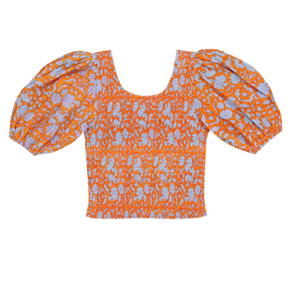 Amelia Top in Nila Print