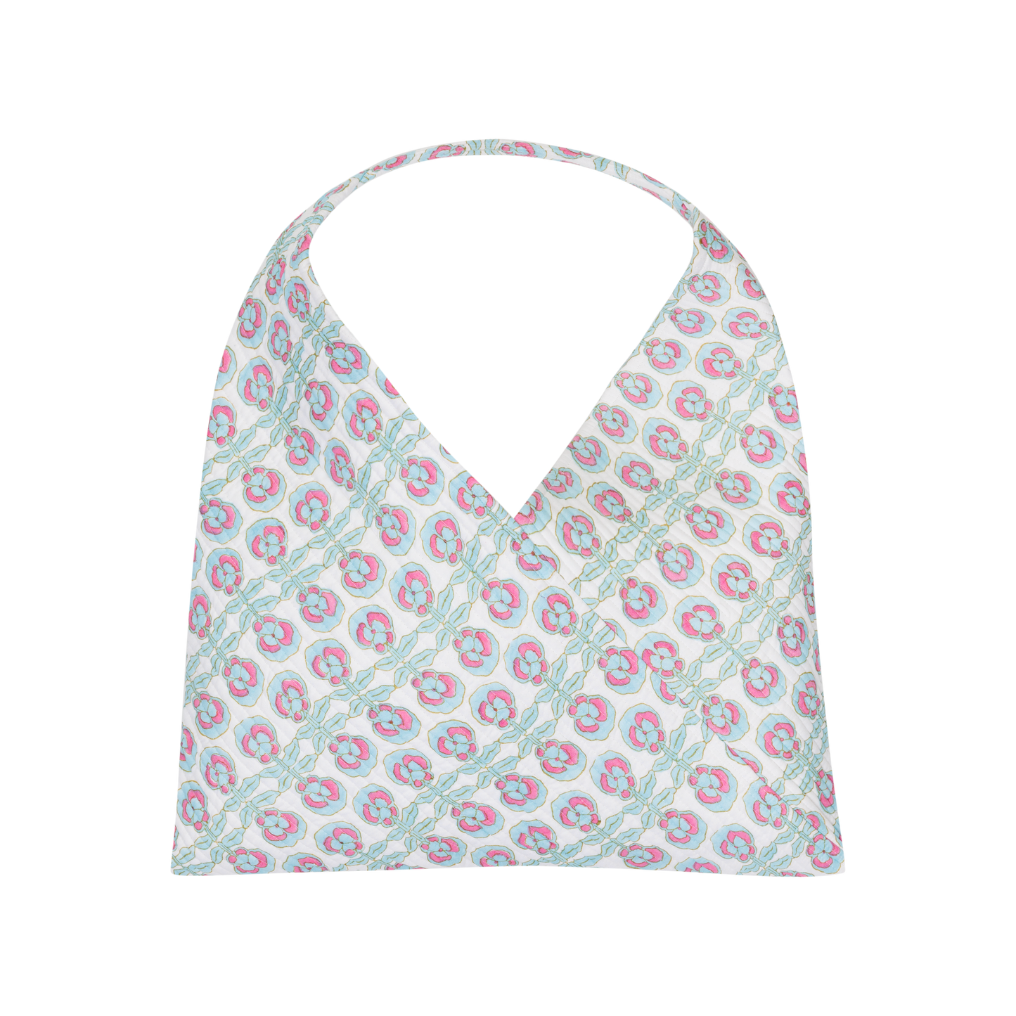 Boho Bag in Pansy Print