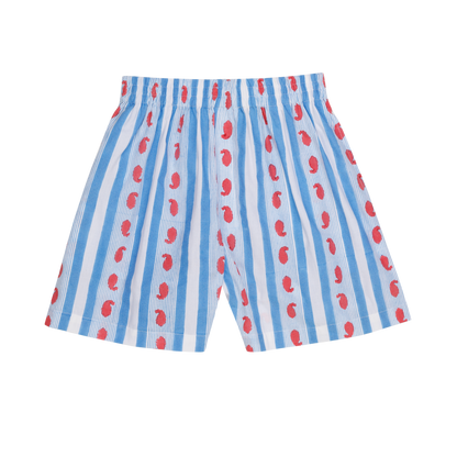 Cabana Shorts in Ribbon Print