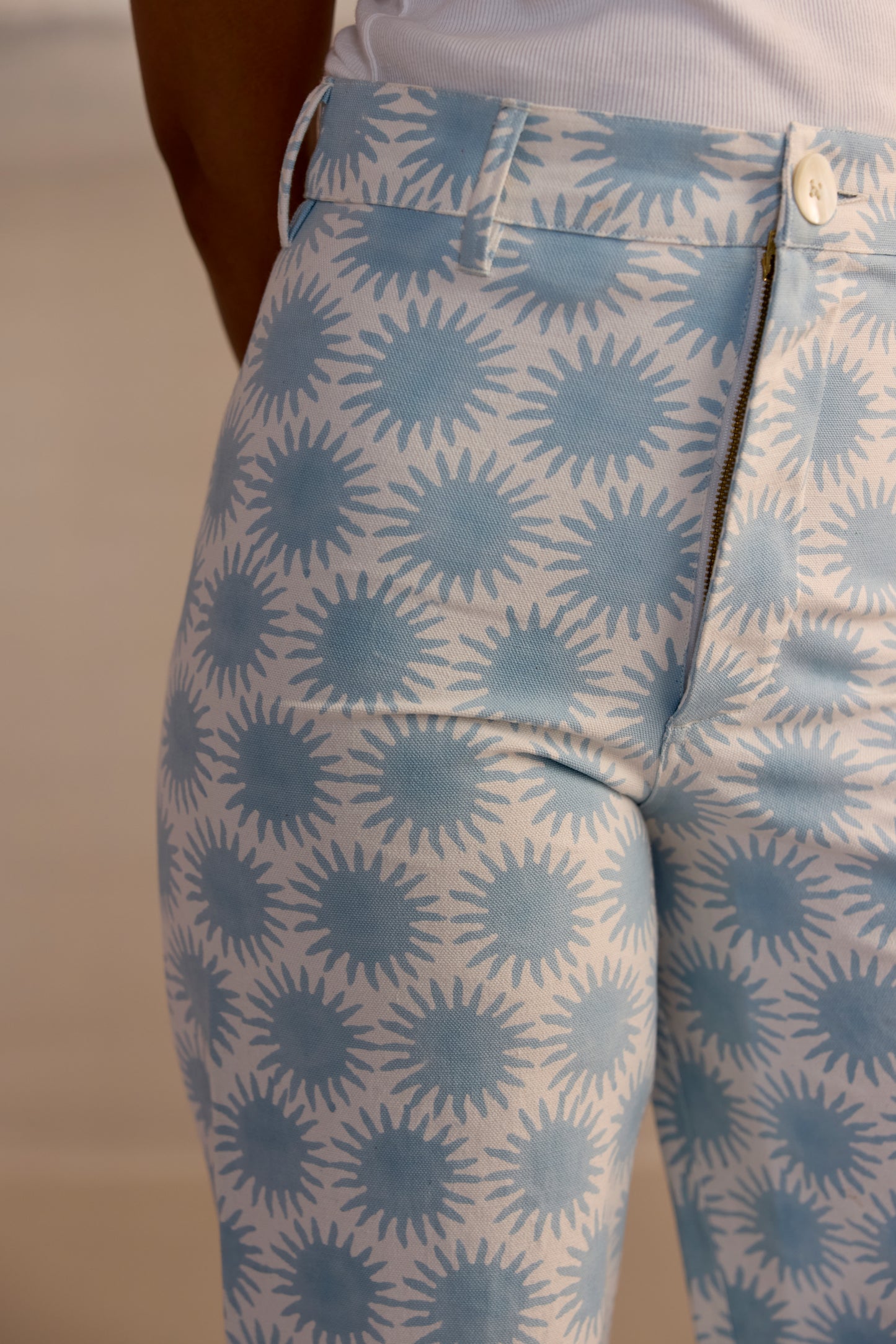 Disco Pants in Sun Print