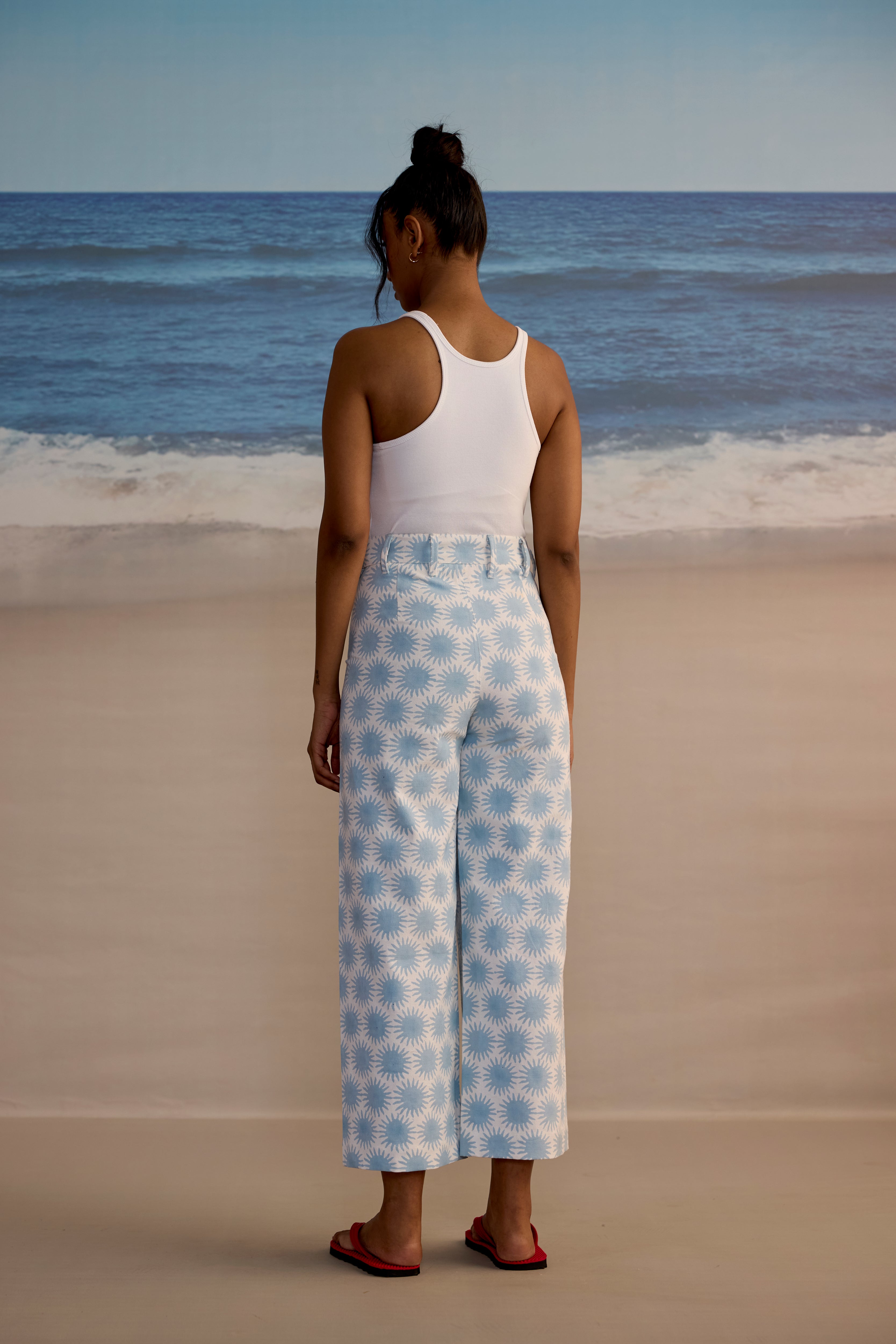 Disco Pants in Sun Print – SZ BLOCKPRINTS