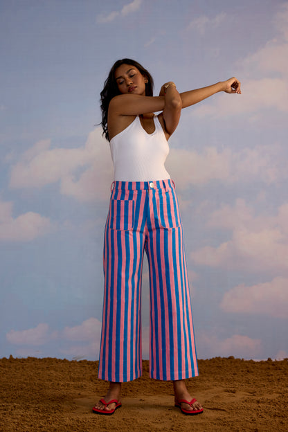 Painter Pant in Double Thick Stripe