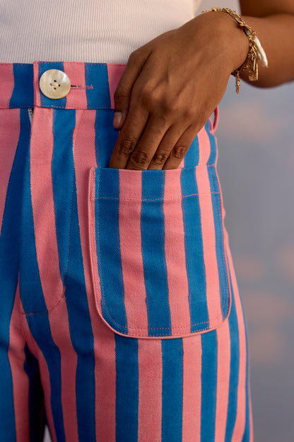 Painter Pant in Double Thick Stripe