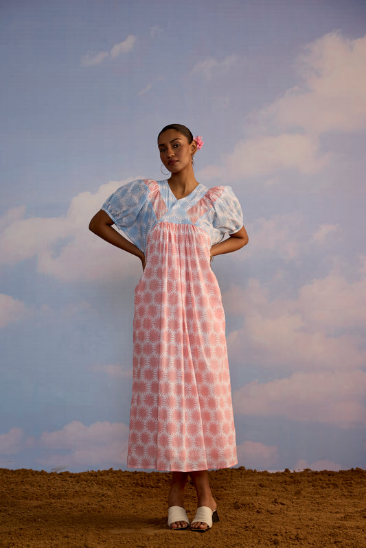 Sai Dress in Sun Print