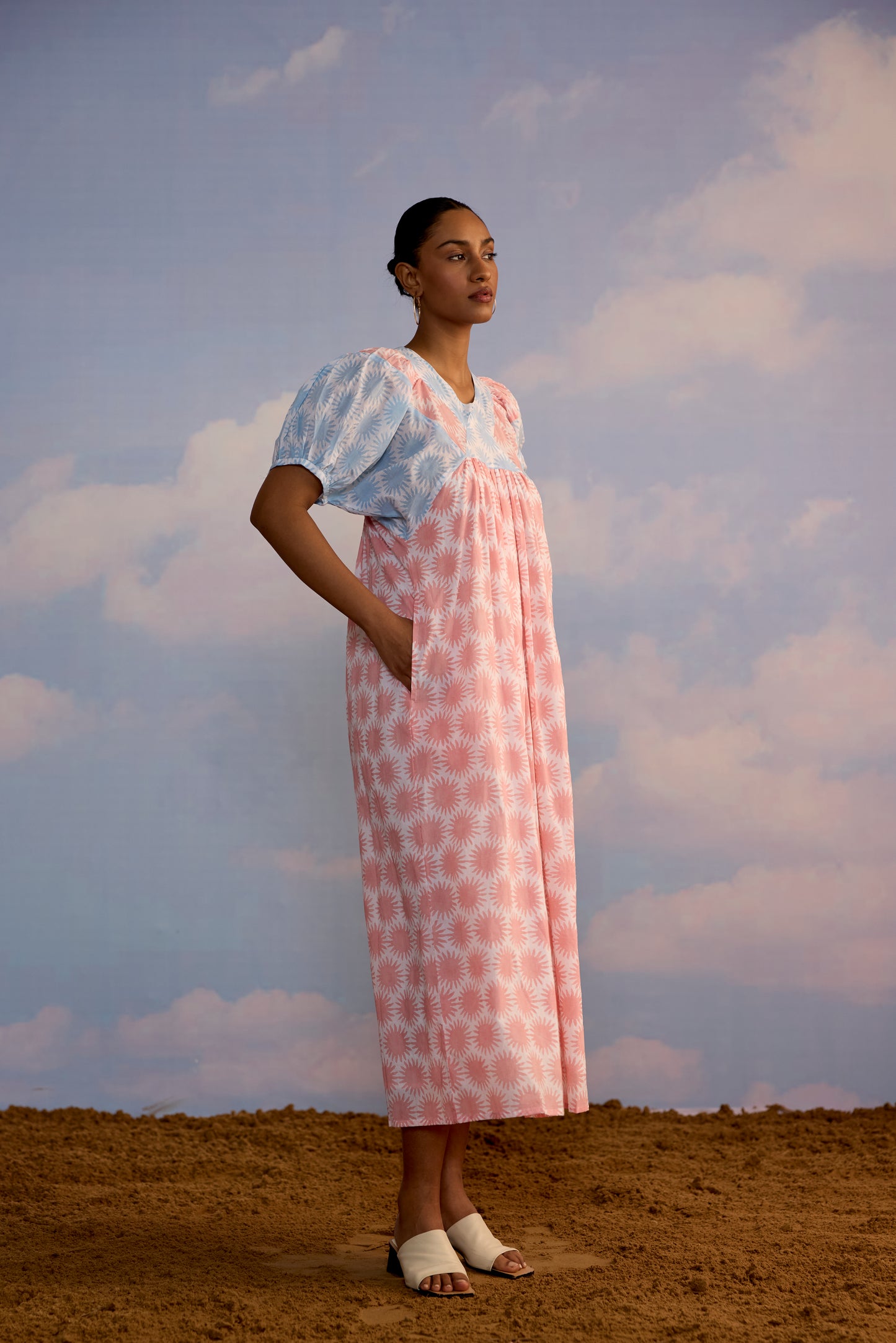 Sai Dress in Sun Print