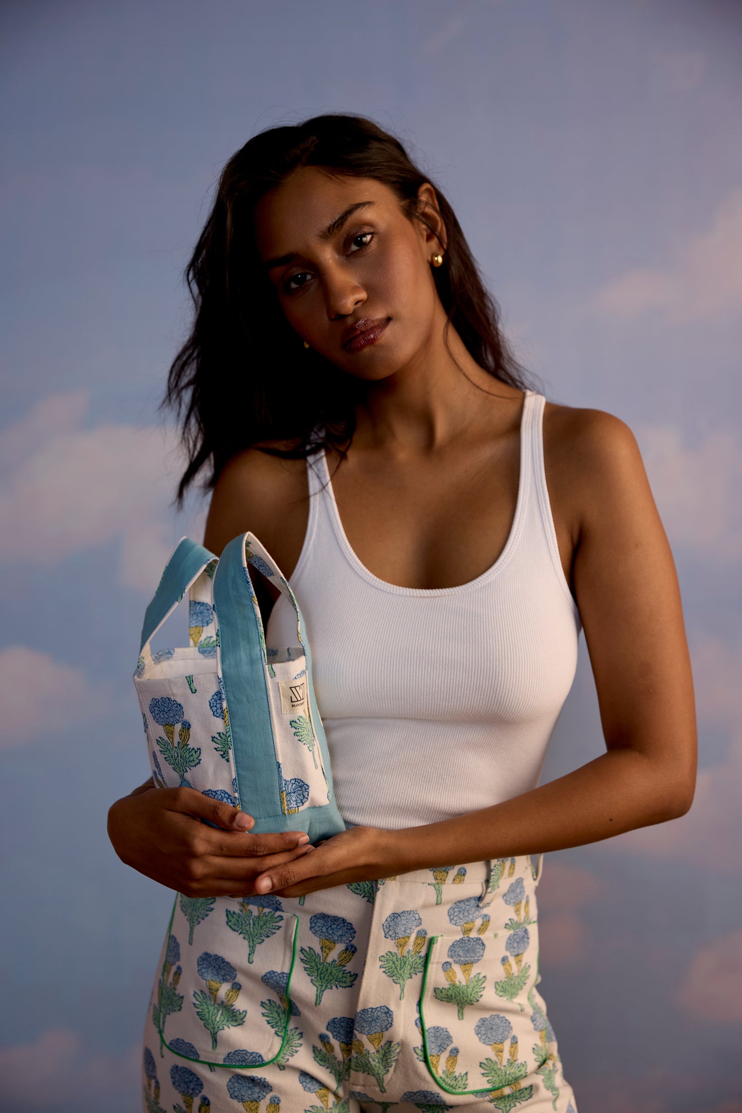 Maine Mini Tote in Fleur Print