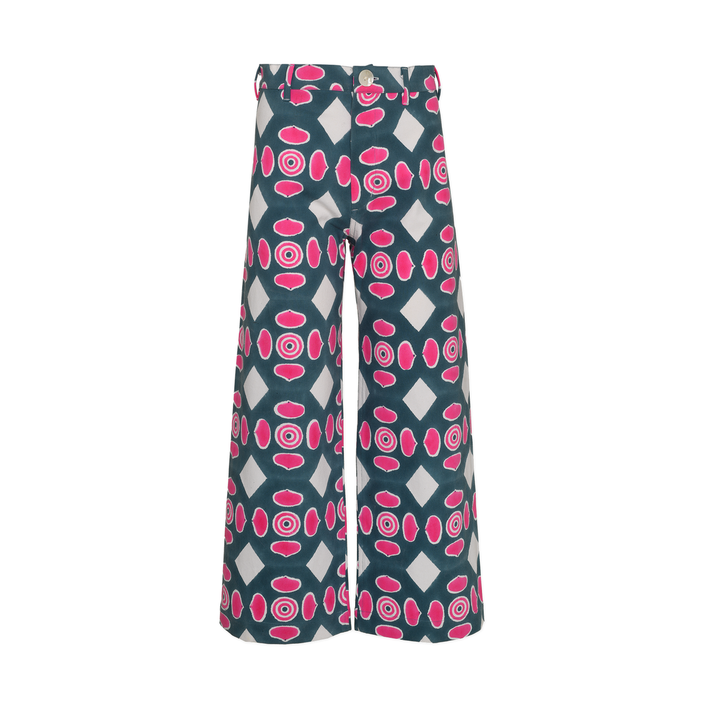 Disco Pants in Button Print