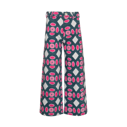 Disco Pants in Button Print