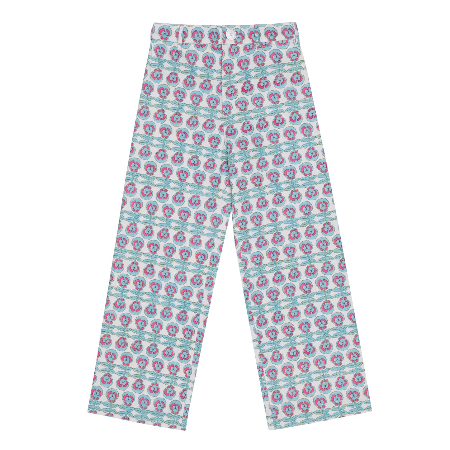 Disco Pants in Pansy Print