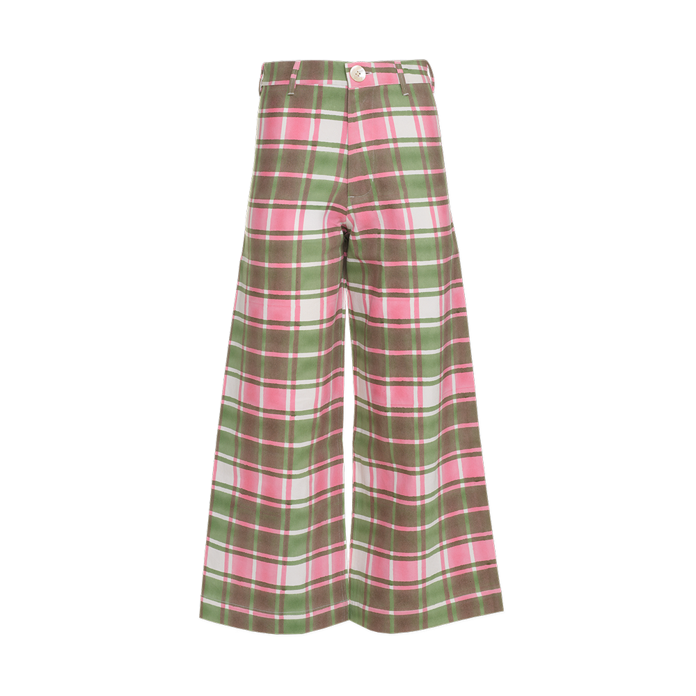 Disco Pants in Tartan Print