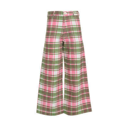 Disco Pants in Tartan Print