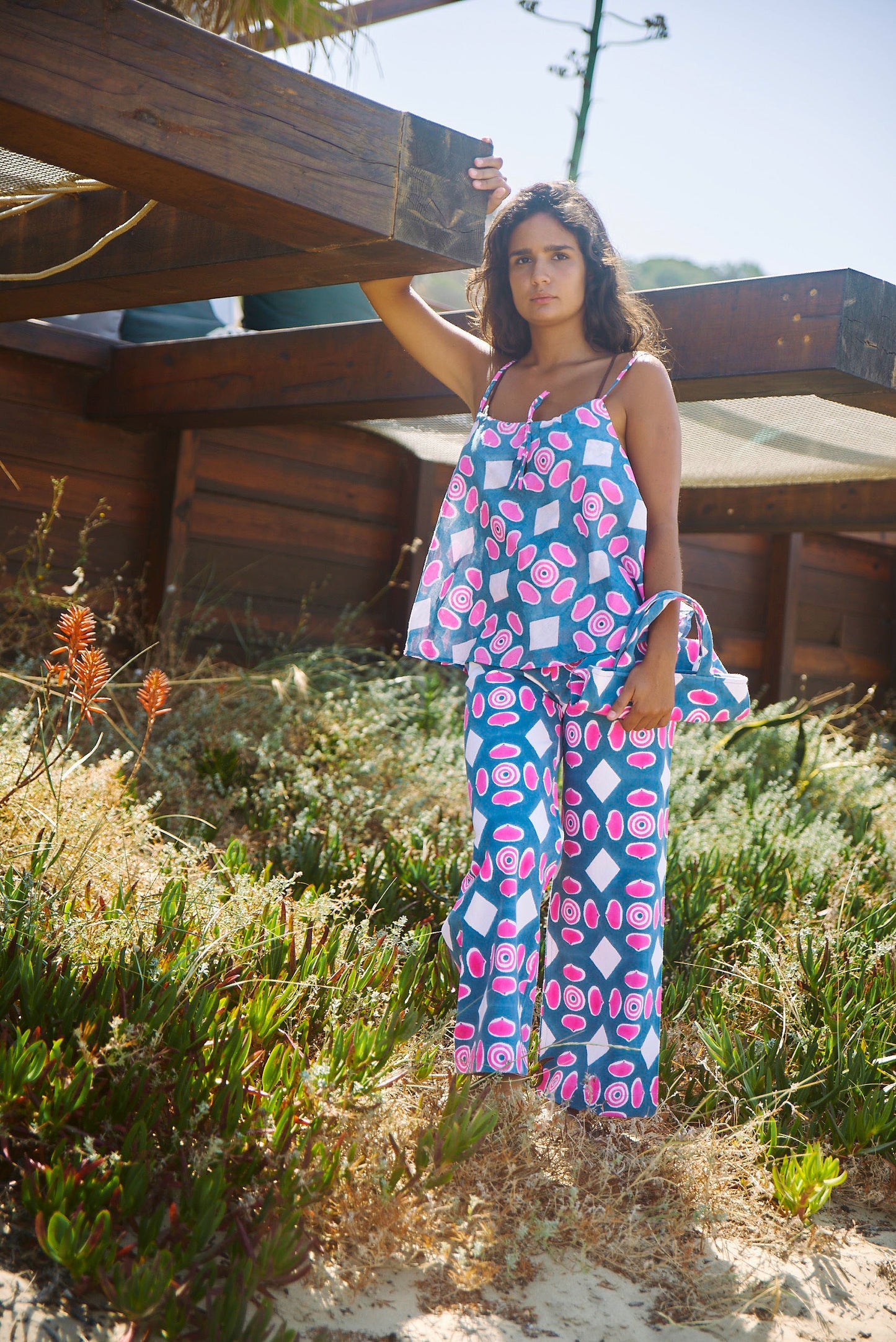 Final Sale: Goa Tank in Button Print