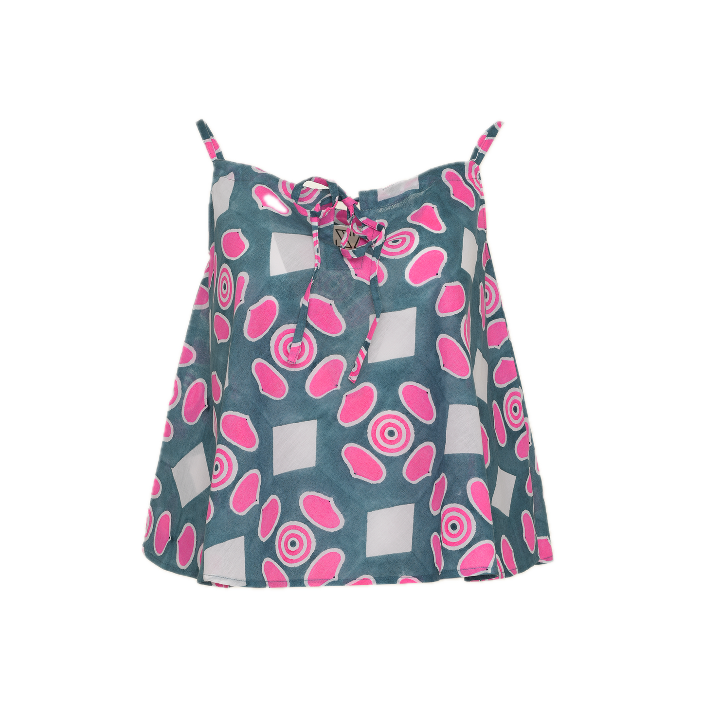 Final Sale: Goa Tank in Button Print