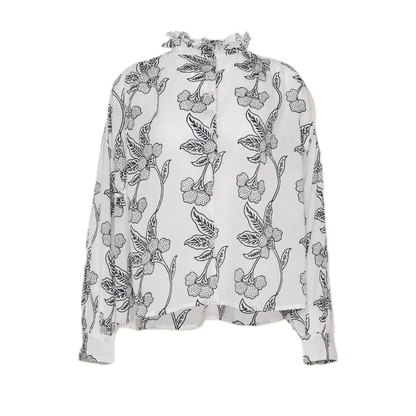 Final Sale: Kali Top in Orchid Print