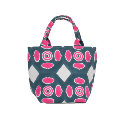 Roma Tote in Button Print