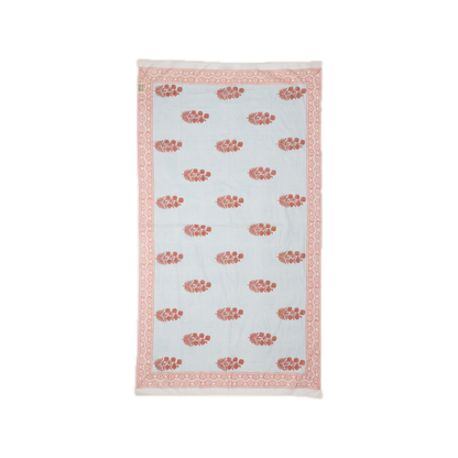Sarong in Poppy Stamp & Thin Stripes