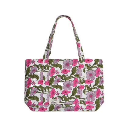 Final Sale: Small Tote in Flower Power Print