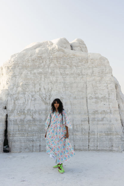 Final Sale: Artemisia Dress in Flower Power Print