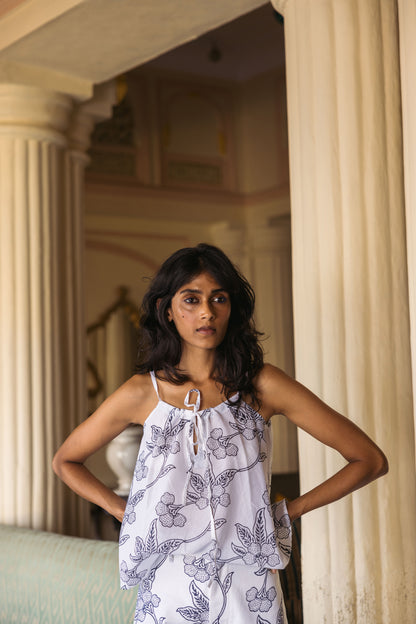 Goa Tank in Orchid Print