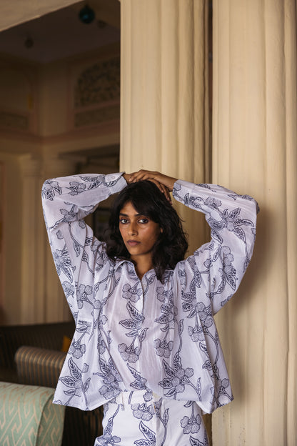 Final Sale: Kali Top in Orchid Print
