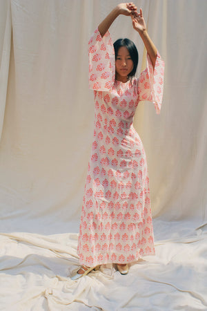 Stevie Dress in Faded Coral