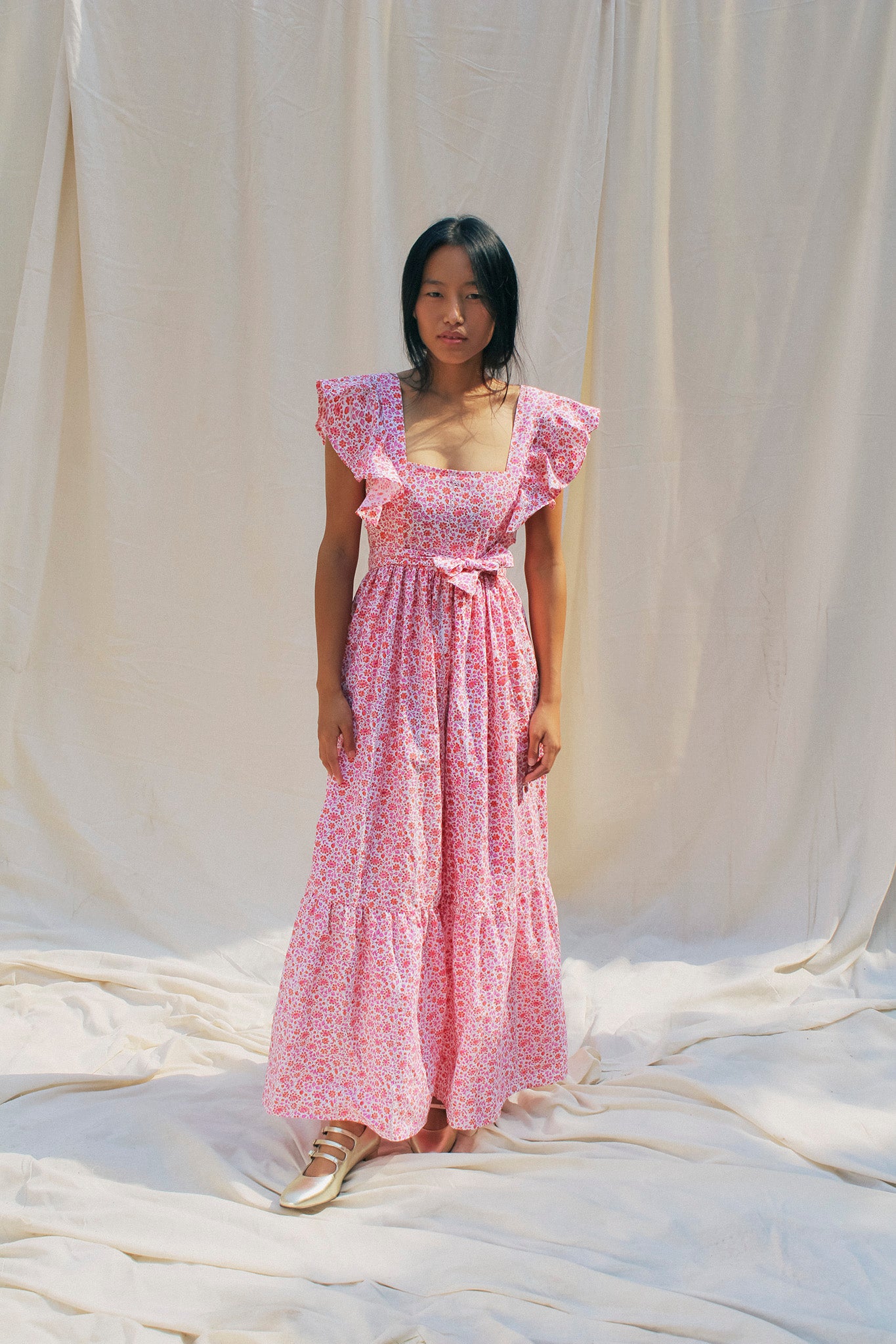 sz blockprints キャミワンピース