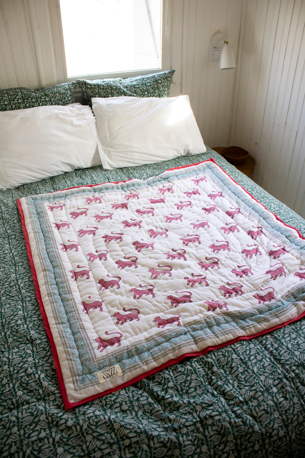 Baby Blanket in Rose Print