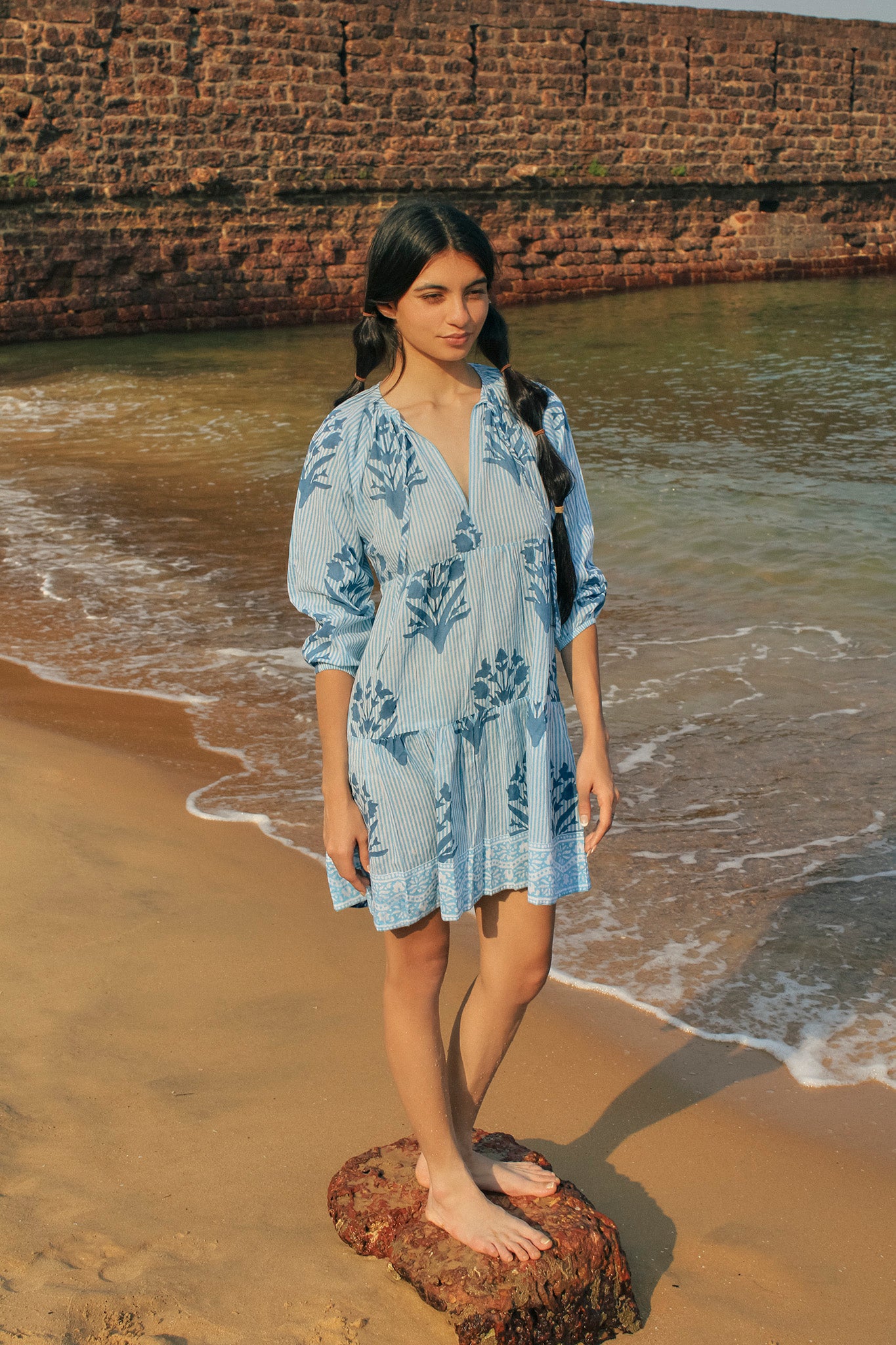Priya Dress in Classic Blue