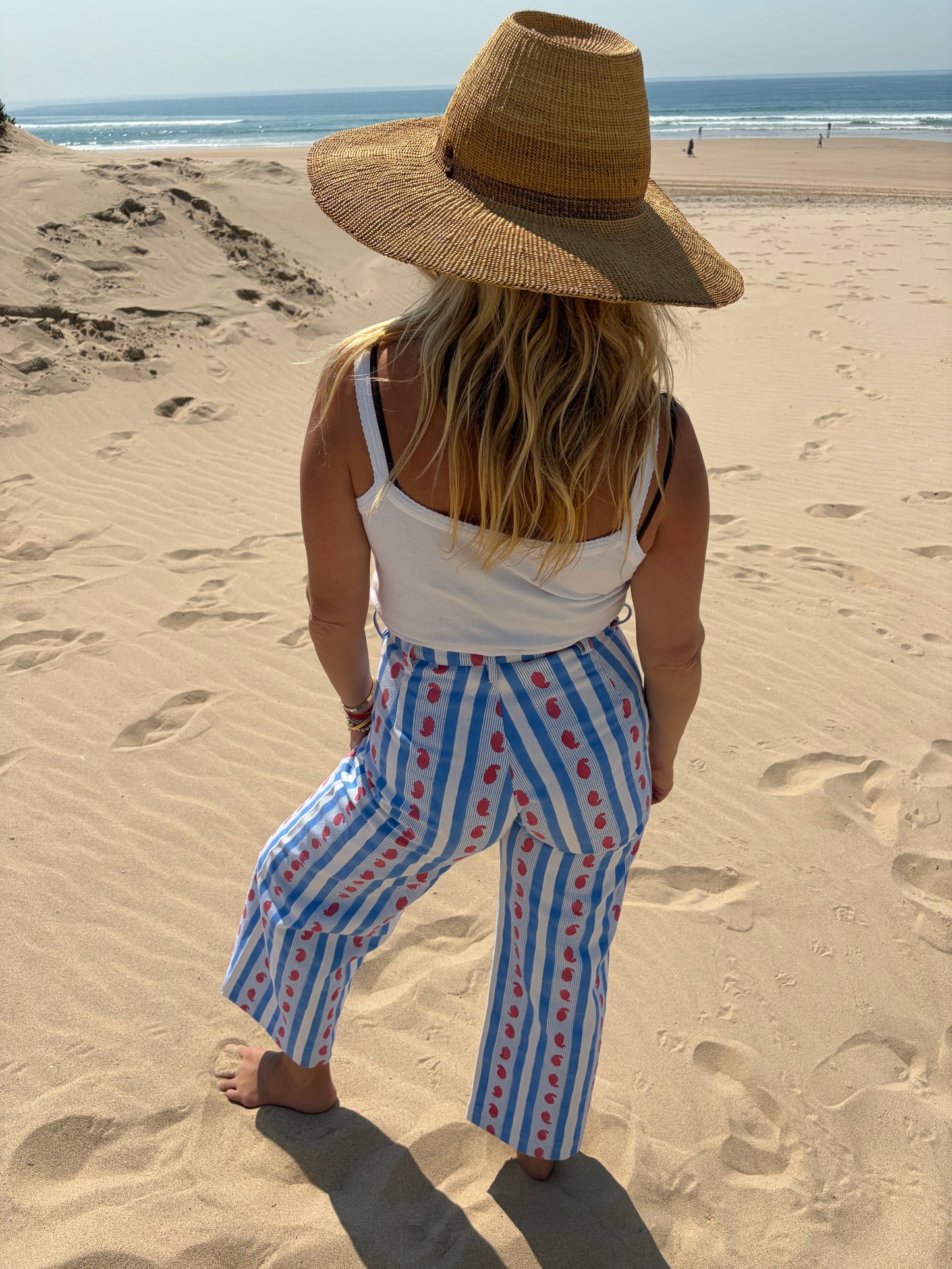 Disco Pants in Ribbon Print