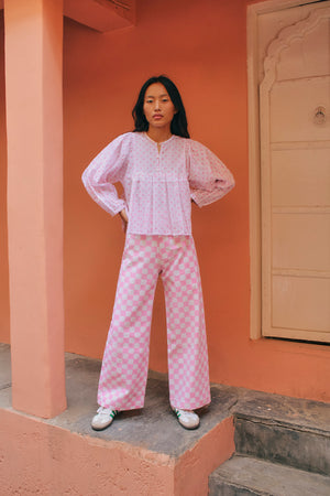 Disco Pant in Cotton Candy Pink