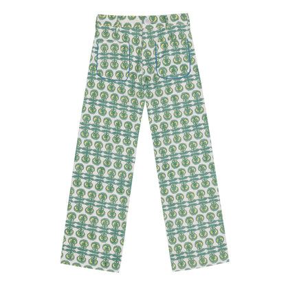 Summer Twill Painter Pant in Pansy Print