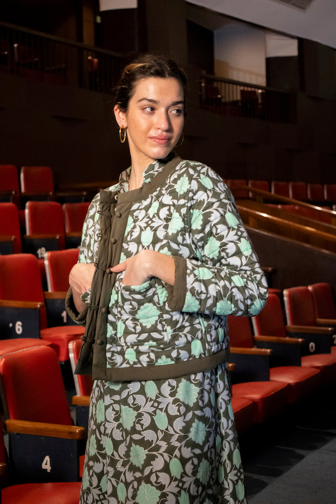 Final Sale: Poppy Jacket in Lisbon Print