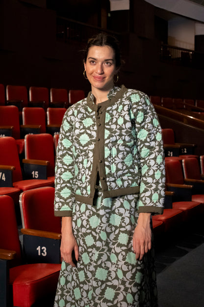 Final Sale: Poppy Jacket in Lisbon Print