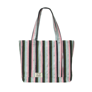 Small Tote in Multi Stripe | SZ Blockprints – SZ BLOCKPRINTS