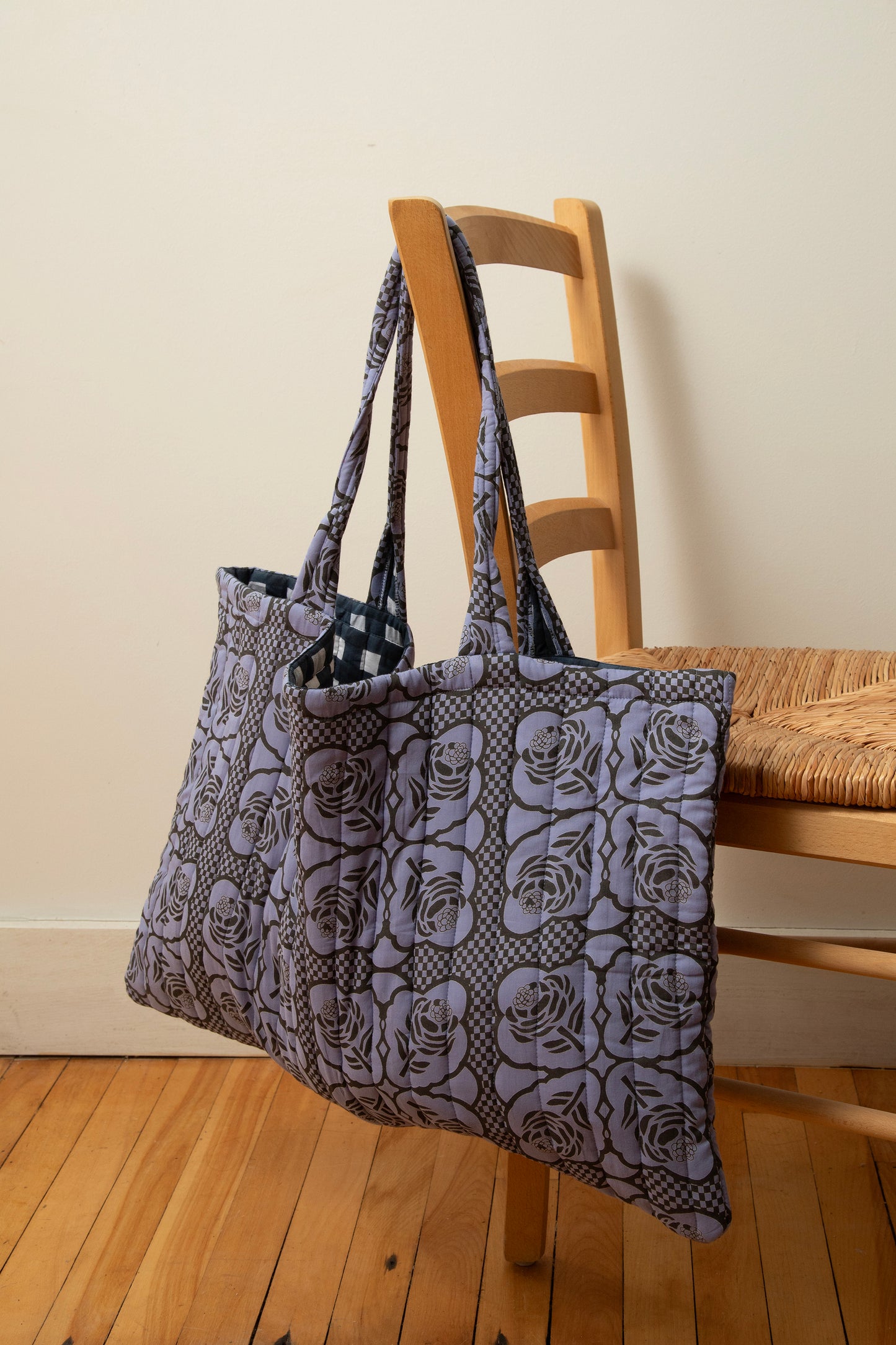 Quilt Bag in Rose & Roll