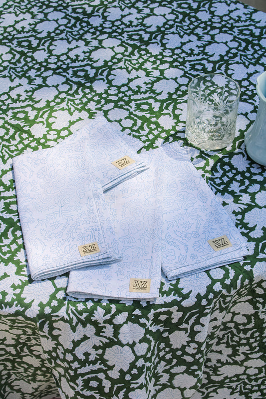 Napkin Set in Cashmere Blue