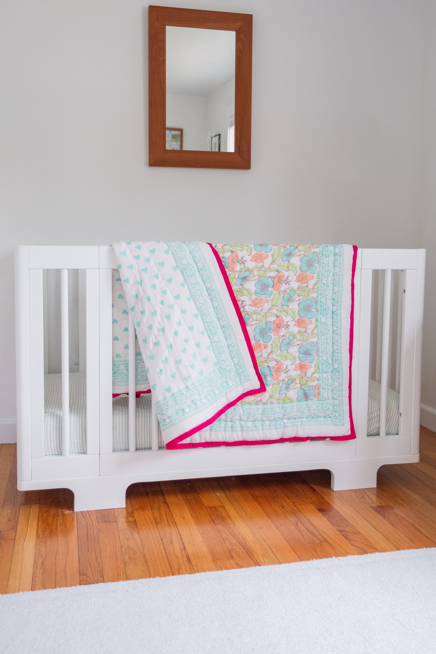Baby Blanket in Flower Power Print