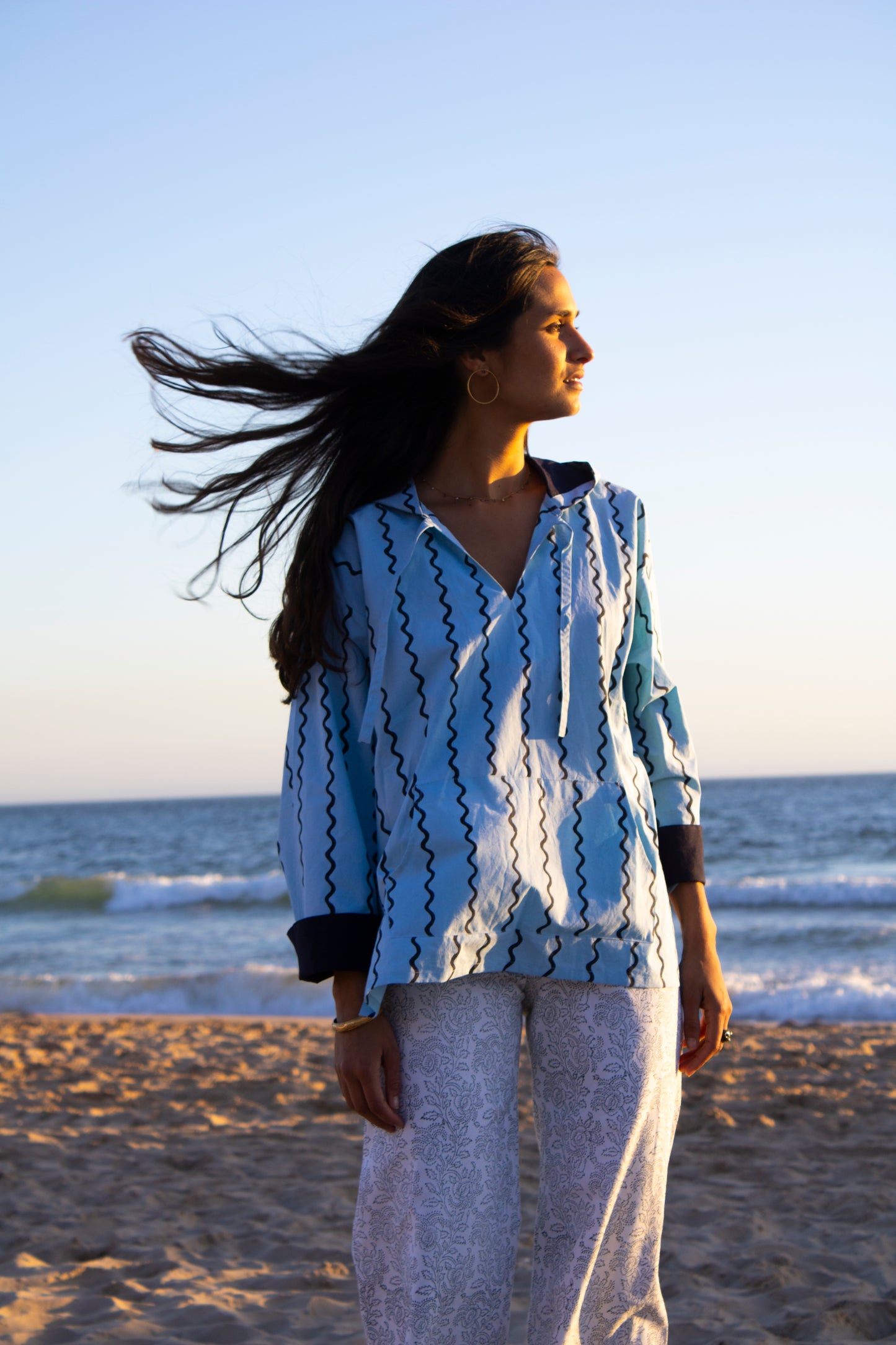 Final Sale: Surf Pullover in Maggi Print