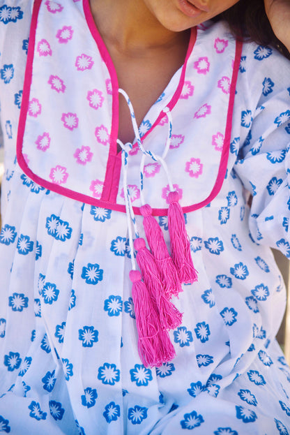 Final Sale: Kitty Dress in Daffodil Print