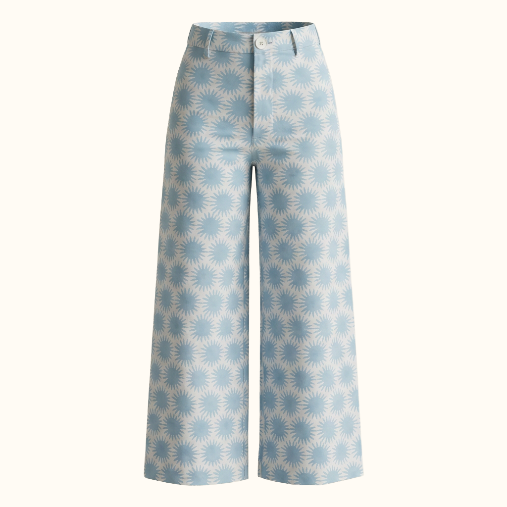 Disco Pants in Sun Print