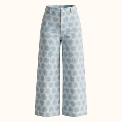 Disco Pants in Sun Print