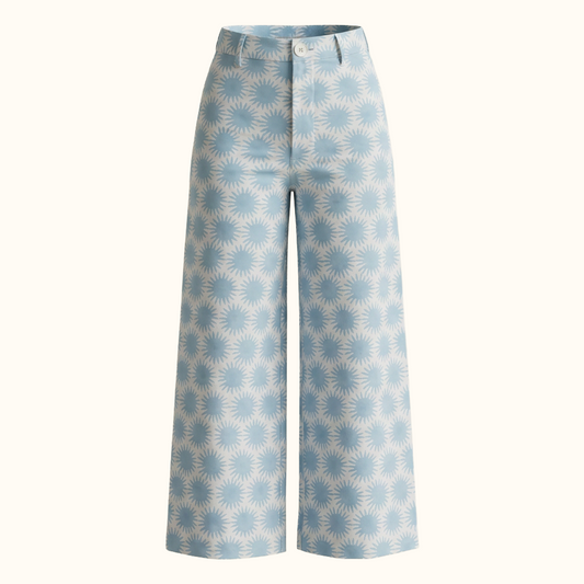 Disco Pants in Sun Print