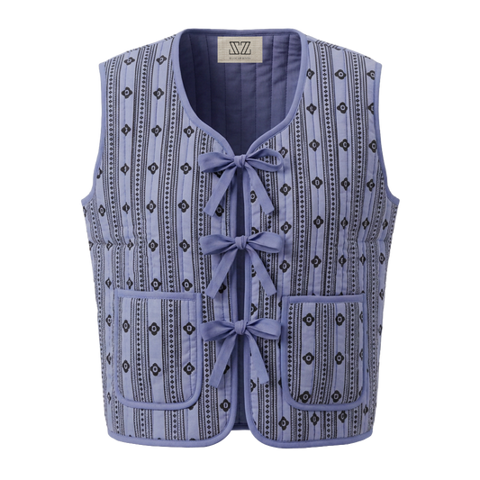 Sloane Vest in Flower Runway - One of a Kind