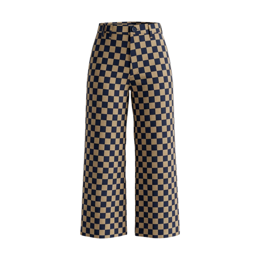 Disco Pant in Double Check - One of a Kind