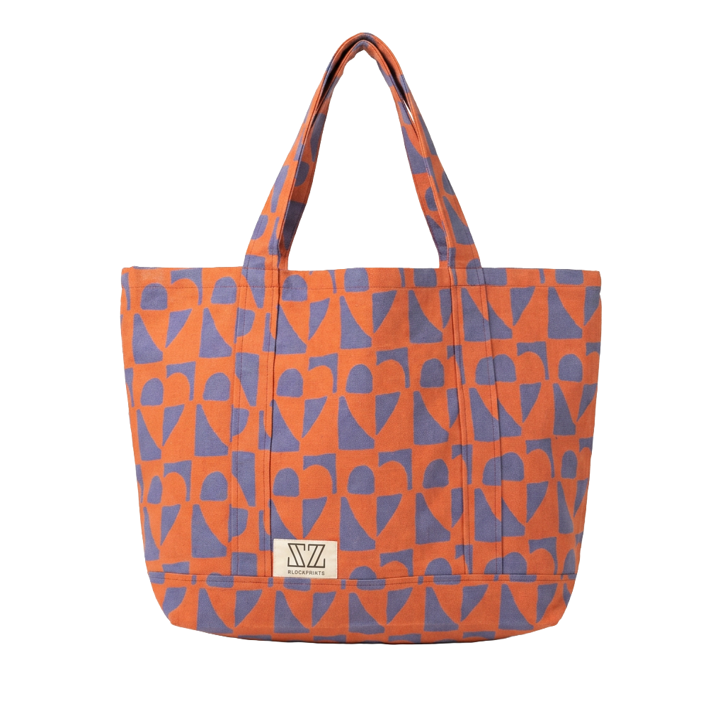 Medium Tote in Heart Cookie Print