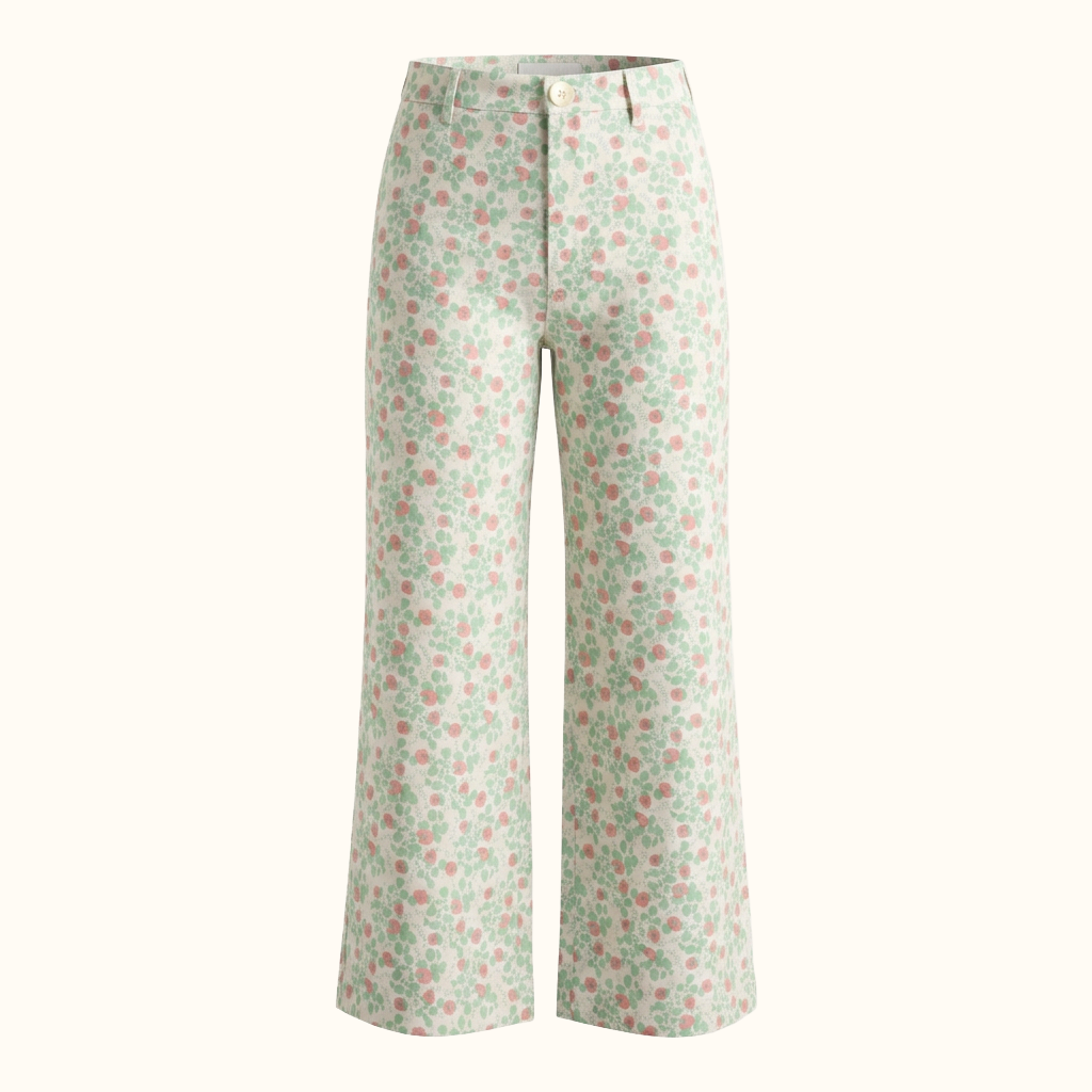 Disco Pants in Blueberry Print