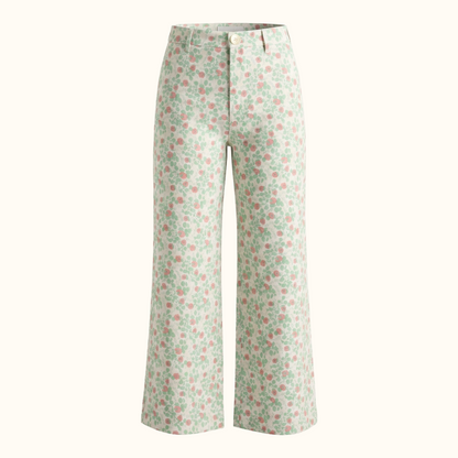 Disco Pants in Blueberry Print