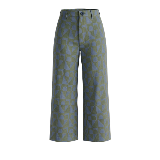 Disco Pant in Heart Cookie