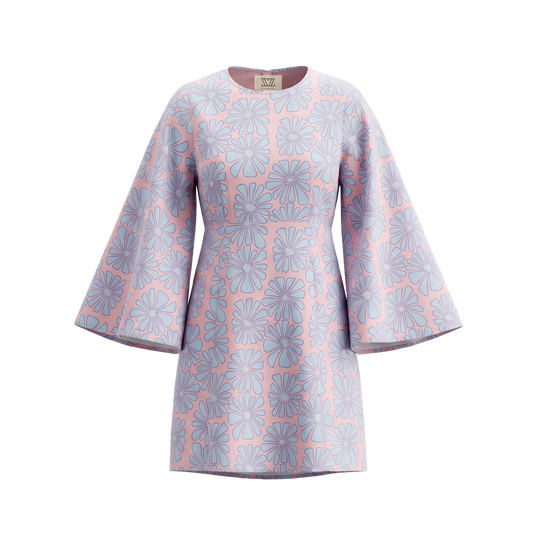 Mary Dress in Tropical Print